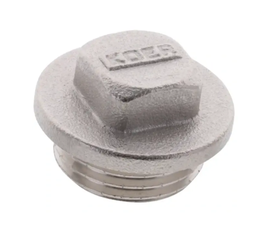 Заглушка з зовнішнім різьбленням KOER KF.P06M - 1/2" (нікель) Заглушка з зовнішнім різьбленням KOER KF.P06M - 1/2" (нікель)