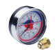 Термо-Манометр аксиальный KOER KM.812A D=80 мм (0-4 bar) 1/2''