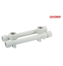 Планка настінна прохідна KOER D20*1/2
