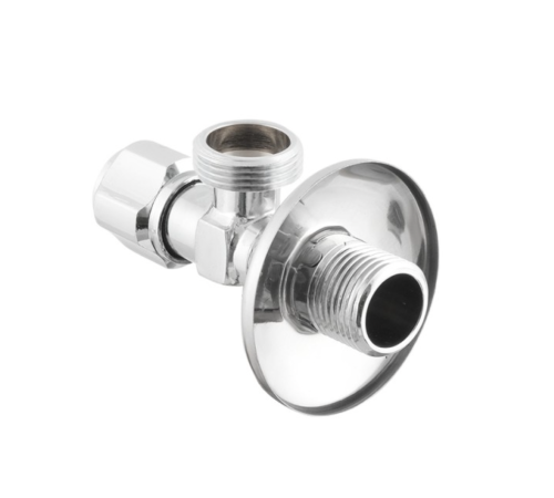 Кран приладовий кутовий Raftec Silver ABS Four Ribs Handle 1/2"*3/4" VFE0102 (вентильний) Кран приладовий кутовий Raftec Silver ABS Four Ribs Handle 1/2"*3/4" VFE0102 (вентильний)