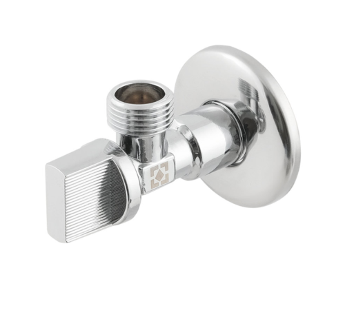 Кран приладовий кутовий Raftec Relo Silver 1/2"*1/2" KH0101