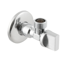 Кран приладовий кутовий Raftec Relo Silver 1/2"*1/2" KH0101