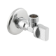 Кран приладовий кутовий Raftec Relo Silver 1/2"*1/2" KH0101