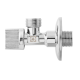 Кран приладовий кутовий Raftec Relo Silver 1/2"*1/2" KH0101