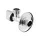Кран приладовий кутовий Raftec Relo Silver 1/2"*1/2" KH0101