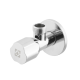 Кран приладовий кутовий Raftec Silver ABS Handle 1/2"*1/2" VMI0101 ( з керамічним запірним елементом )