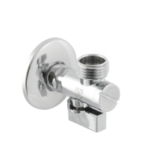Кран приладовий кутовий Raftec Silver 1/2"*1/2" KFH0101( з фільтром )