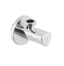 Кран приладовий кутовий Raftec Relo Silver 1/2"*1/2" VKE80101 ( з керамічним запірним елементом )