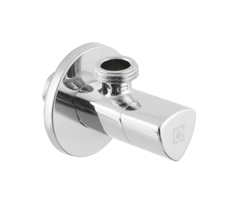 Кран приладовий кутовий Raftec Relo Silver 1/2"*1/2" VKE80101 ( з керамічним запірним елементом )