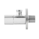 Кран приладовий кутовий Raftec Relo Silver 1/2"*1/2" VKE80101 ( з керамічним запірним елементом )