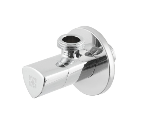 Кран приладовий кутовий Raftec Relo Silver 1/2"*1/2" VKE80101 ( з керамічним запірним елементом )