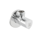 Кран приладовий кутовий Raftec Relo Silver Mini 1/2"*1/2" VKM80101 ( з керамічним запірним елементом )
