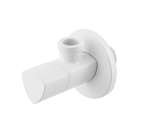 Кран приладовий кутовий Raftec Relo White 1/2"*3/4" VKW80102 ( з керамічним запірним елементом ) Кран приладовий кутовий Raftec Relo White 1/2"*3/4" VKW80102 ( з керамічним запірним елементом )