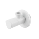 Кран приладовий кутовий Raftec Relo White 1/2"*3/4" VKW80102 ( з керамічним запірним елементом )