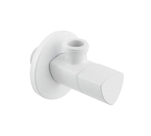 Кран приладовий кутовий Raftec Relo White 1/2"*3/4" VKW80102 ( з керамічним запірним елементом ) Кран приладовий кутовий Raftec Relo White 1/2"*3/4" VKW80102 ( з керамічним запірним елементом )