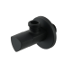 Кран приладовий кутовий Raftec Relo Black 1/2"*3/4" VKB80102 ( з керамічним запірним елементом )