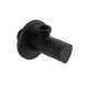 Кран приладовий кутовий Raftec Relo Black 1/2"*3/4" VKB80102 ( з керамічним запірним елементом )