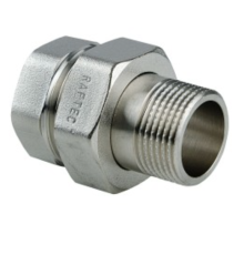Американка Raftec пряма D1" (Нікель)