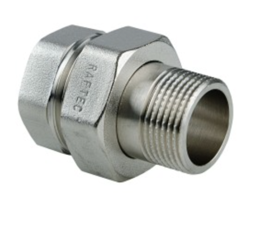 Американка Raftec пряма D1/2 (Нікель) Американка Raftec пряма D1/2 (Нікель)