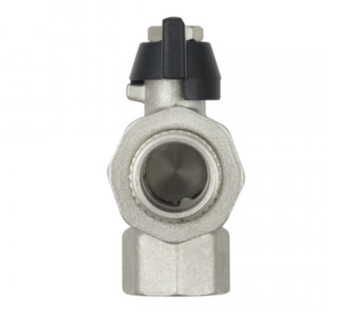 Кран кульовий з американкою Raftec BLACK 1/2" (DRBS1-U) посилений Кран кульовий з американкою Raftec BLACK 1/2" (DRBS1-U) посилений