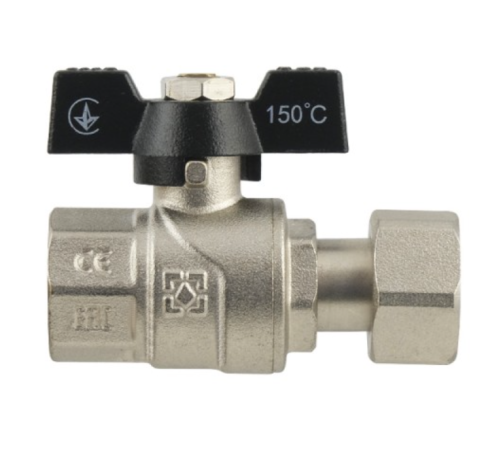 Кран кульовий з накидною гайкою Raftec BLACK 3/4" для води прямий (PRB-2) Кран кульовий з накидною гайкою Raftec BLACK 3/4" для води прямий (PRB-2)