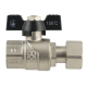 Кран кульовий з накидною гайкою Raftec BLACK 3/4" для води прямий (PRB-2)
