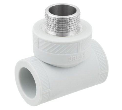 Трійник Raftec різьба зовнішня D25*3/4
