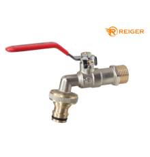 Кран полива Reiger - 1/2" (c конектором)