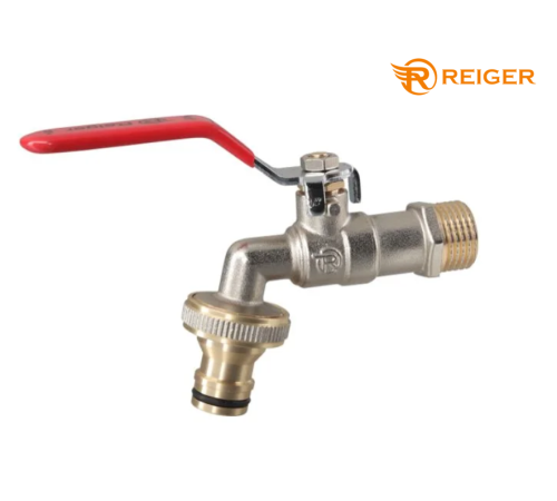 Кран полива Reiger - 1/2" (c конектором) Кран полива Reiger - 1/2" (c конектором)