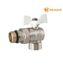 Кран з американкою кутовий Reiger WHITE - 1/2"