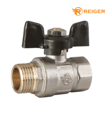 Кран кульовий Reiger BLACK - 3/4" ВЗ