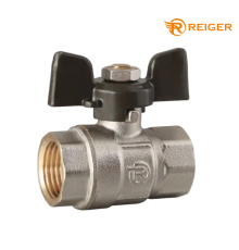 Кран кульовий Reiger BLACK - 1" ВВ