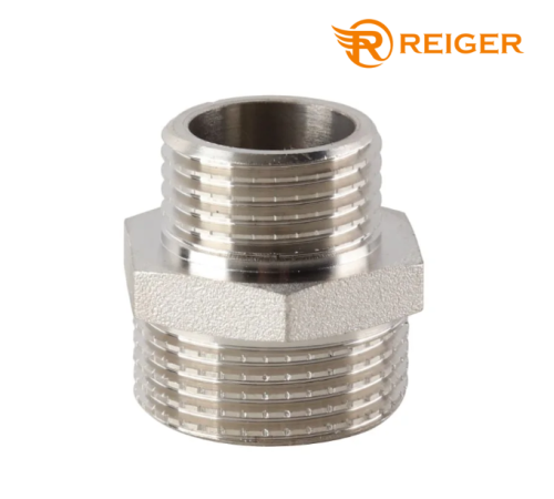 Ніпель редукційний Reiger - 1/2*1/4'' (нікель) Ніпель редукційний Reiger - 1/2*1/4'' (нікель)
