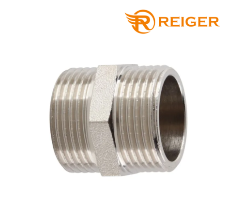 Ніпель Reiger - 1/2'' (нікель) Ніпель Reiger - 1/2'' (нікель)