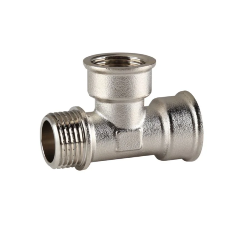Тройник Reiger - 1/2" ВВН (никель) Тройник Reiger - 1/2" ВВН (никель)