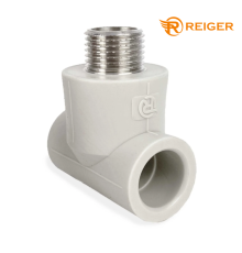 Трійник PPR Reiger різьблення зовнішнє D20*1/2"