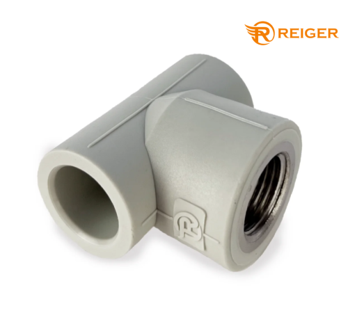 Трійник PPR Reiger різьблення внутрішнє D25*1/2" Трійник PPR Reiger різьблення внутрішнє D25*1/2"