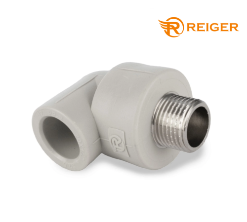 Угол PPR Reiger резьба наружная 25*1/2" Угол PPR Reiger резьба наружная 25*1/2"