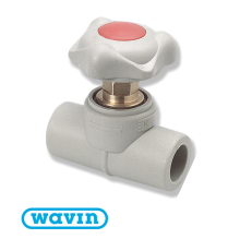 Кран PPR Wavin Ekoplastik вентильний D20 (SVE020XXXX)