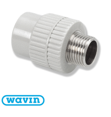 Муфта різьба зовнішня Wavin Ekoplastik МРЗ D20*1/2 (SZЕ02020XX)