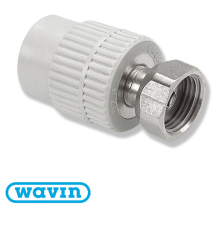 Муфта з накидною гайкою Wavin Ekoplastik D20*1 (SZM02032XX)