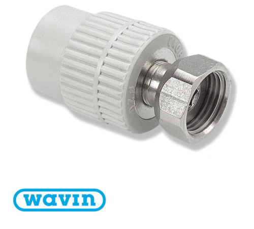 Муфта з накидною гайкою Wavin Ekoplastik D25*1 (SZM02532XX) Муфта з накидною гайкою Wavin Ekoplastik D25*1 (SZM02532XX)