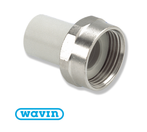 Горло з накидною гайкою РВ Wavin Ekoplastik D32*1 1/4 (SHM03240XX) Горло з накидною гайкою РВ Wavin Ekoplastik D32*1 1/4 (SHM03240XX)