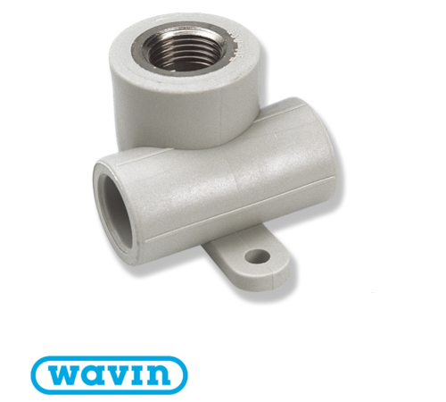 Тройник настенный Wavin Ekoplastik резьба внутрення D20*1/2 (SNKP020XXX) Тройник настенный Wavin Ekoplastik резьба внутрення D20*1/2 (SNKP020XXX)