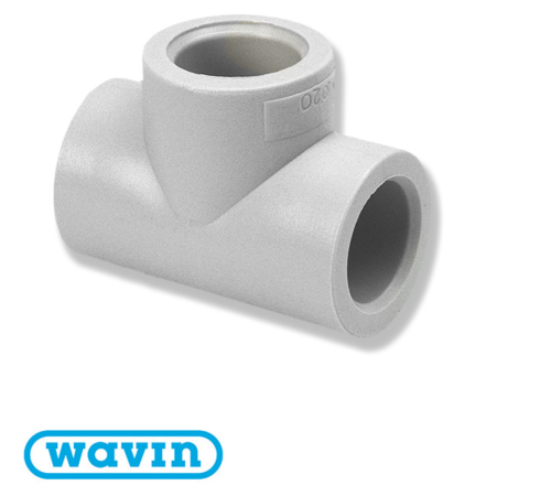 Трійник Wavin Ekoplastik D50 (STK050RCTX) Трійник Wavin Ekoplastik D50 (STK050RCTX)