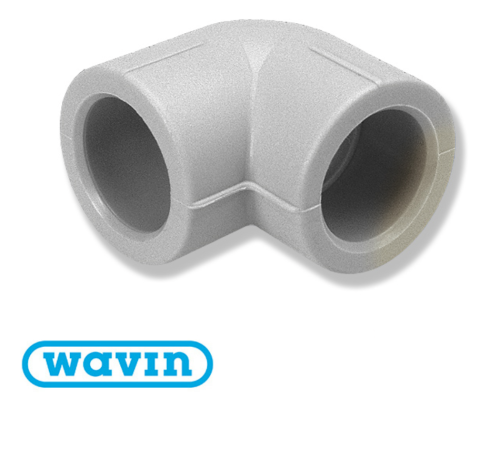 Угол Wavin Ekoplastik D25*90 (SKO02590XX) Угол Wavin Ekoplastik D25*90 (SKO02590XX)
