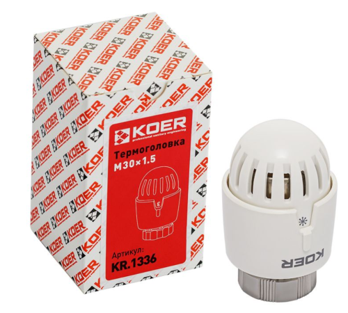 Термоголовка KOER KR.1336 - M30x1.5 Термоголовка KOER KR.1336 - M30x1.5