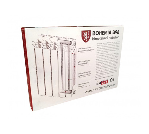 Біметалевий радіатор BOHEMIA B96 500/96