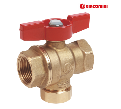 Кран кульовий Giacomini R701FY004 - 3/4" з вбудованим фільтром Кран кульовий Giacomini R701FY004 - 3/4" з вбудованим фільтром