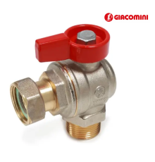 Кран кульовий з накидною гайкою Giacomini R780PX014 - 3/4" ВЗ кутовий